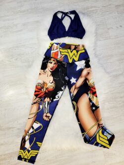 Conjunto Wonder Woman Azúl