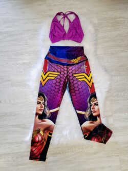 Conjunto Wonder Woman Violeta